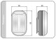Фонарь сигнальный задний Wesem красный (крепеж+3 диода) LR 146.57   www.WesemShop.ru